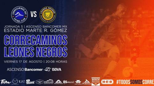 Correcaminos vs Leones Negros EN VIVO Hora, Canal, Dónde ver Jornada 5 Ascenso MX Apertura 2018