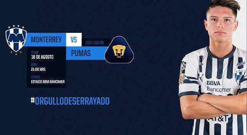 Monterrey vs Pumas EN VIVO Hora, Canal, Dónde ver Jornada 5 Torneo Apertura 2018