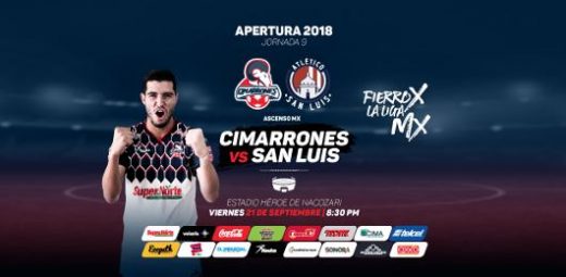 Cimarrones vs Atlético San Luis EN VIVO Hora, Canal, Dónde ver Jornada 9 Ascenso MX Apertura 2018
