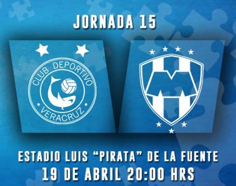 Veracruz vs Monterrey EN VIVO Hora, Canal, Dónde ver Jornada 15 Torneo Clausura 2019