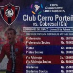 Cerro Porteño vs Cobresal