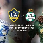 LA Galaxy vs Santos
