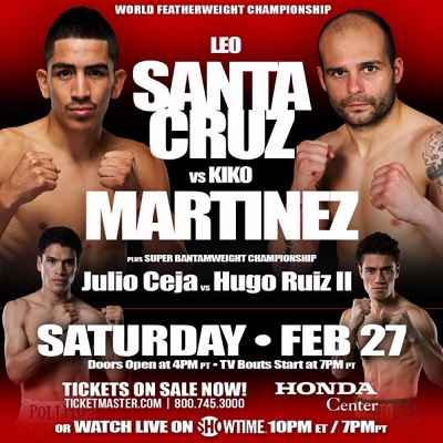 Leo Santa Cruz vs Kiko Martínez