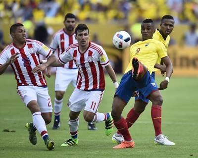 Ecuador y Paraguay empatan 2-2 en Eliminatorias CONMEBOL 2018