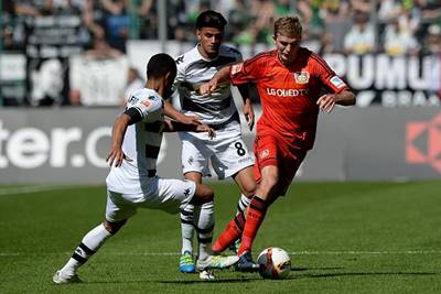 Borussia Monchengladbach vence 2-1 al Bayer Leverkusen en la Bundesliga 2015-2016