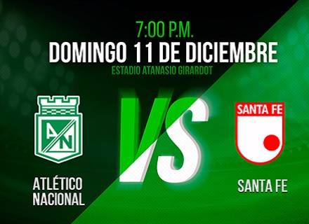 Atlético Nacional vs Santa Fe