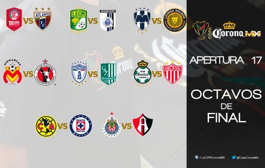 Octavos de Final Copa MX Apertura 2017
