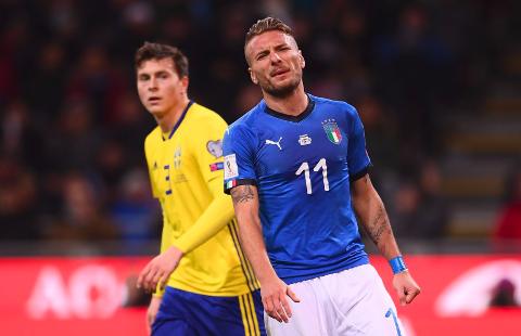 Italia no pasa del empate 0-0 con Suecia y queda eliminado del Mundial 2018
