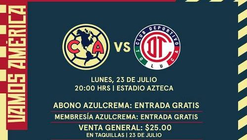 Resultado: América vs Toluca [Vídeo Goles- Resumen 