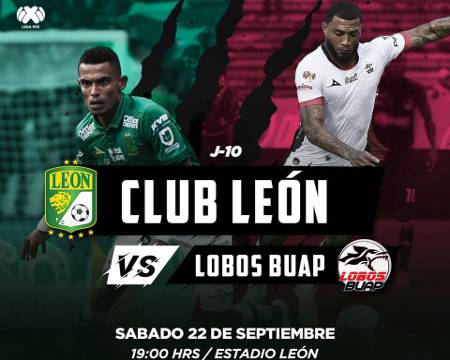Resultado: León vs Lobos BUAP [Vídeo Resumen- Gol] ver Jornada 10 Torneo  Apertura 2018