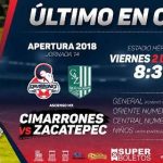 Cimarrones vs Zacatepec