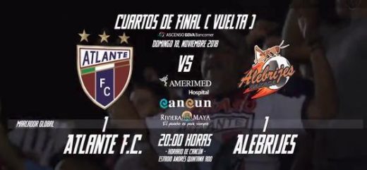 Atlante vs Alebrijes EN VIVO Hora, Canal, Dónde ver Cuartos de Final Ascenso MX Apertura 2018