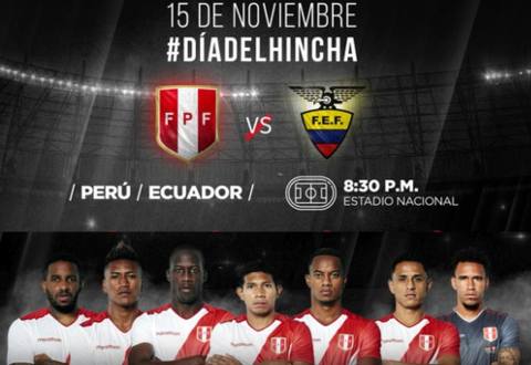 Perú vs Ecuador EN VIVO Hora, Canal, Dónde ver Amistoso Noviembre 2018