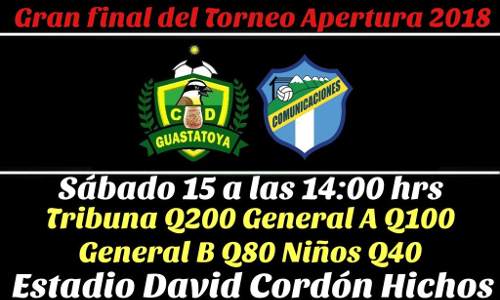 Guastatoya vs Comunicaciones EN VIVO Hora, Canal, Dónde ver Final Liga Guatemala Apertura 2018
