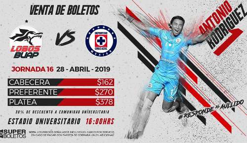 Resultado: Lobos BUAP vs Cruz Azul [Vídeo Resumen- Goles] Jornada 16 Torneo  Clausura 2019
