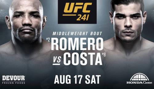 UFC 241: Yoel Romero Vs Paulo Costa [Vídeo Repetición] Cobertura ...