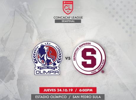 Olimpia vs Saprissa EN VIVO Hora, Canal, Dónde ver Semifinales Liga CONCACAF 2019