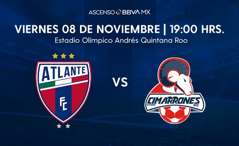 Atlante vs Cimarrones en VIVO