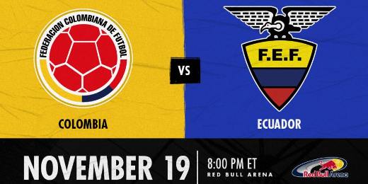 Ecuador vs Colombia EN VIVO Hora, Canal, Dónde ver Amistoso Fecha FIFA Noviembre 2019