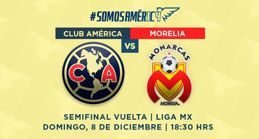 América vs Morelia EN VIVO Hora, Canal, Dónde ver Semifinales Torneo Apertura 2019