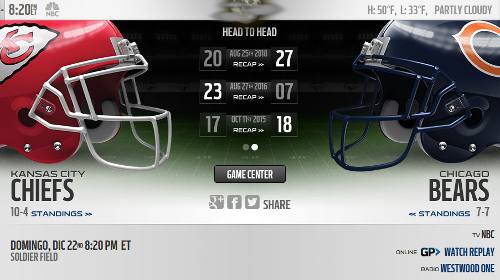 Chicago Bears vs Kansas City Chiefs
