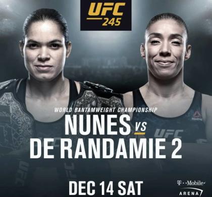 UFC 245: Amanda Nunes vs Germaine de Randamie EN VIVO Cobertura, Resultado, Ganador