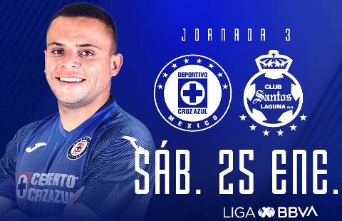 Cruz Azul vs Santos EN VIVO Hora, Canal, Dónde ver Jornada 3 Torneo Clausura 2020