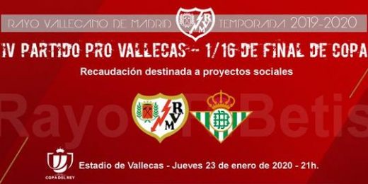 Rayo Vallecano vs Betis EN VIVO Hora, Canal, Dónde ver Copa del Rey 2019-2020