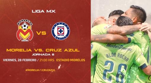 Morelia vs Cruz Azul EN VIVO Hora, Canal, Dónde ver Jornada 8 Torneo Clausura 2020