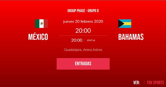 México vs Bahamas