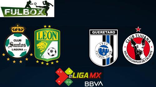 Santos vs León – Querétaro vs Tijuana