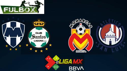Monterrey vs Santos - Morelia vs Atlético San Luis