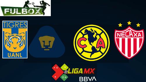 Tigres vs Pumas - América vs Necaxa