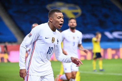 Suecia vs Francia 0-1 Jornada 1 UEFA Nations League 2020-21