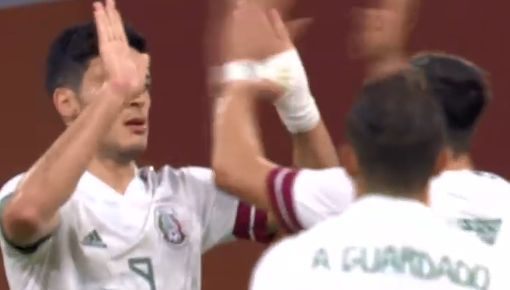 Gol de Penal Raúl Jiménez México vs Holanda 1-0