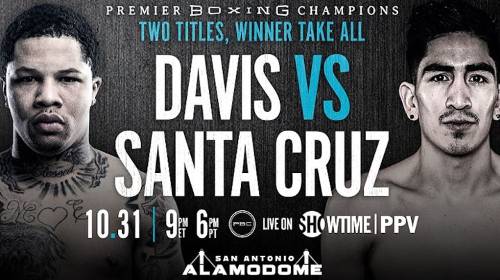 Leo Santa Cruz vs Gervonta Davis
