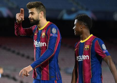 Barcelona vs Dinamo 2-1 Jornada 3 Champions League 2020-21