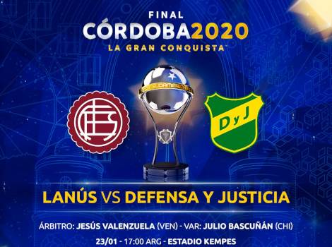 Lanús vs Defensa y Justicia EN VIVO Hora, Canal, Dónde ver Final Copa Sudamericana 2020