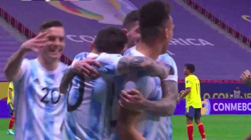Colombia vs Argentina 1(2)-1(3) Semifinales Copa América 2021