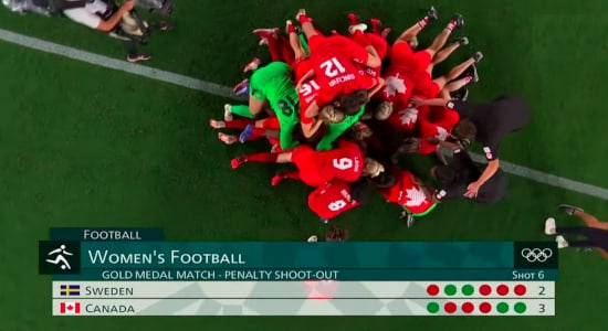Canadá vs Suecia 1(3)-1(2) Medalla de Oro Fútbol Femenil Juegos Olímpicos 2021