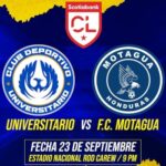 Universitario vs Motagua
