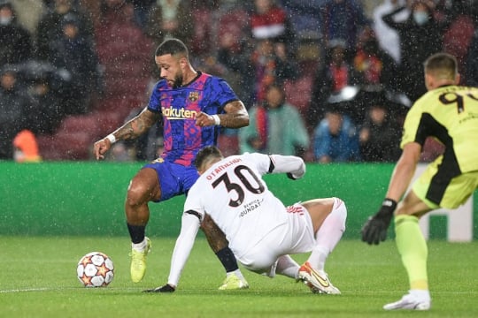 Barcelona vs Benfica 0-0 Champions League 2021-2022