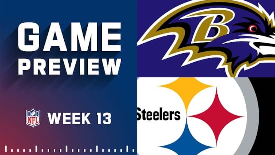 Pittsburgh Steelers vs Baltimore Ravens
