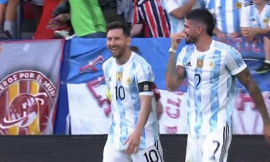 Argentina vs Estonia 5-0 Amistoso Internacional 2022
