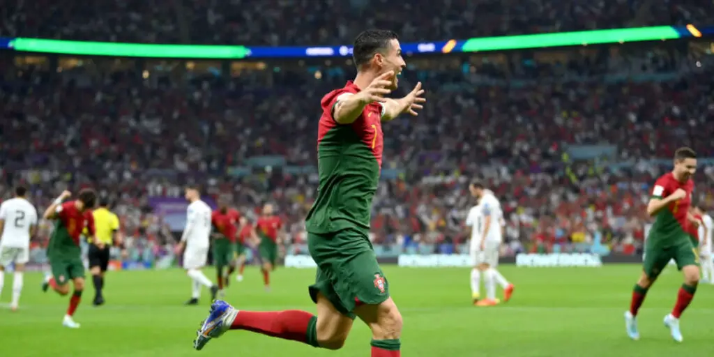 ¿De Cristiano Ronaldo o Bruno Fernandes? Así fue el gol de Portugal ante Uruguay 