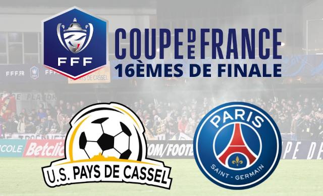 Pays de Cassel vs PSG EN VIVO Hora, Canal, Dónde ver Copa de Francia