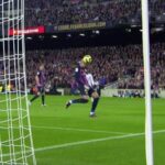 Repetición autogol de Ronald Araújo Barcelona vs Real Madrid 0-1